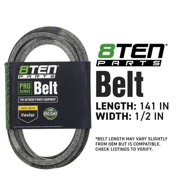 Alt view image 5 of 6 - Blade Spindle Belt Kit for John Deere D140 LA145 LA130 D160 D150 LA140 LA165 LA155 48 inch GY20852 AUC15811 GX21833