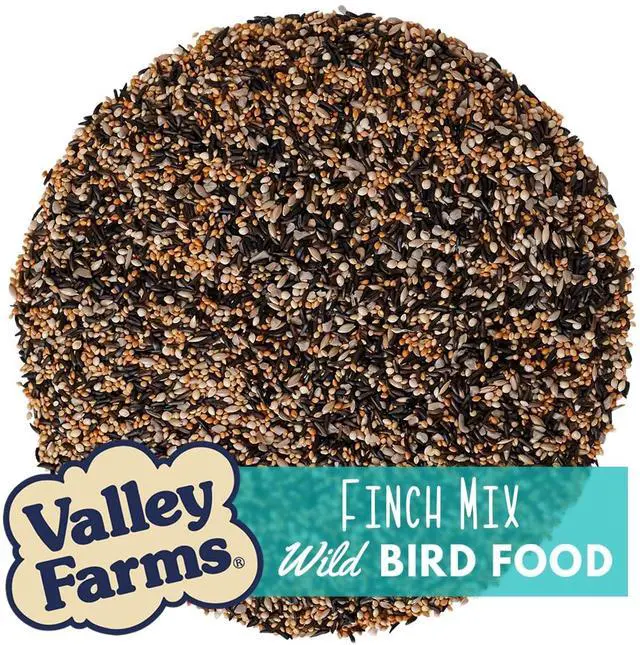 Alt view image 2 of 6 - Wild Finch Mix (15 LB) Wild Bird Food for Outside Feeders, Wild Bird Seed with Millet and Chopped Sunflower Hearts for Birds, Finch Seed for Finch Feeders, Sunflower Kernels