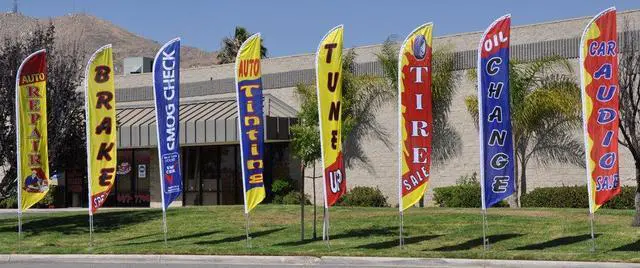 Alt view image 4 of 4 - Welcome Feather Flag Kit with Ground Stake 15 foot Blue Welcome Sign Set 5535