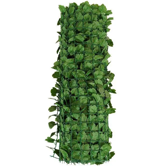 Alt view image 6 of 6 - Artificial Faux Ivy Privacy Fence, 118"x59" Artificial Hedge Faux Ivy Vine Leaf Greenery Wall Screen, Decorative Trellis Fence Covering for Outdoor Porch Garden Patio