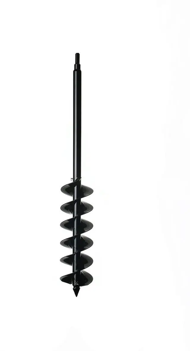 Main image of Large Bulb Auger- 4"x28" Drill Bit Hole Digger for Post Hole Diggers, Digging Holes- Bulb Planter Tool- Auger Drill for Planting- Garden Auger Digging Tool- 1/2" Non-Slip Hex Drive