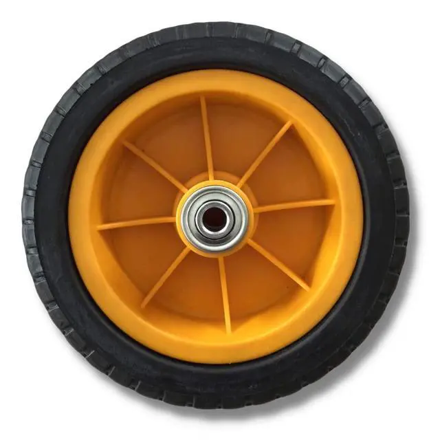 Alt view image 2 of 6 - 8" Plastic Rear Wheel w/bearing&tire Assy Rep. Part# 7058-8