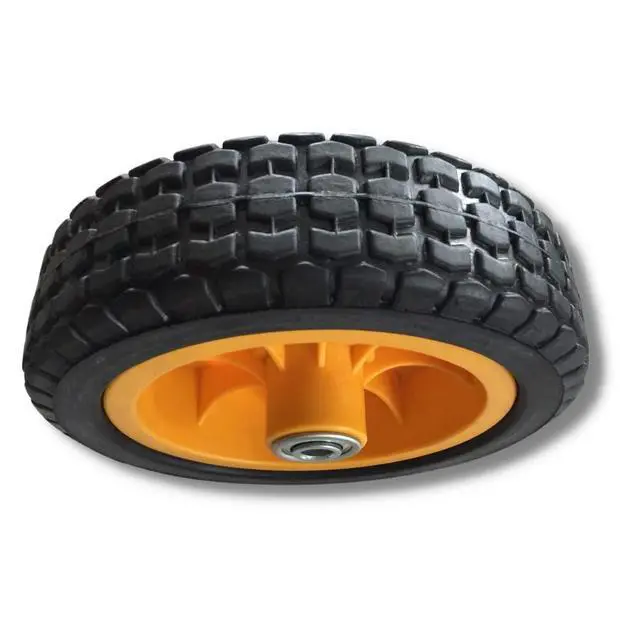 Alt view image 3 of 6 - 8" Plastic Rear Wheel w/bearing&tire Assy Rep. Part# 7058-8