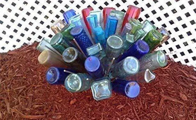 Alt view image 2 of 4 - USA Awesome Blossom Southern Bottle Tree - Holds 49 Bottles -Garden Yard Wine Stake ~ Celebrate The Beauty of Colored Glass in Your Garden or Yard for Some Southern Charm