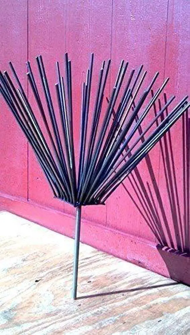 Alt view image 3 of 4 - USA Awesome Blossom Southern Bottle Tree - Holds 49 Bottles -Garden Yard Wine Stake ~ Celebrate The Beauty of Colored Glass in Your Garden or Yard for Some Southern Charm