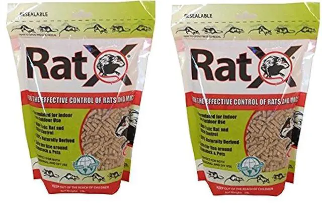 Main image of (2 Pack) All-Natural Non-Toxic Rat and Mouse Killer Pellets, 3-Pound Bags