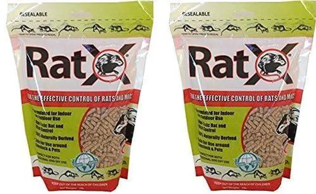 Alt view image 2 of 2 - (2 Pack) All-Natural Non-Toxic Rat and Mouse Killer Pellets, 3-Pound Bags