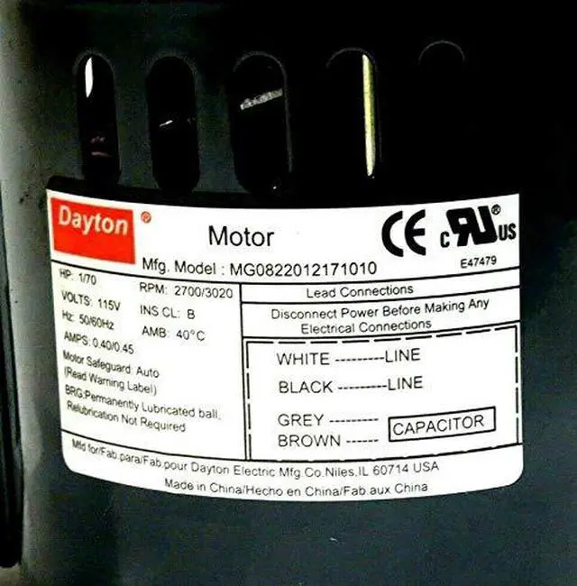 Alt view image 2 of 3 - 1TDP3A Round OEM Blower with Flange