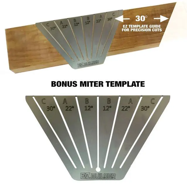 Alt view image 3 of 6 - 50% Structurally Stronger Truss Design Easy Shed Kit Builds 6'14 Widths Any Length - Bonus Miter Template, Storage Barn Garage Playhouse Easy Framing Kit - 2x4 Basic Barn Roof DIY EZ Framer Kit
