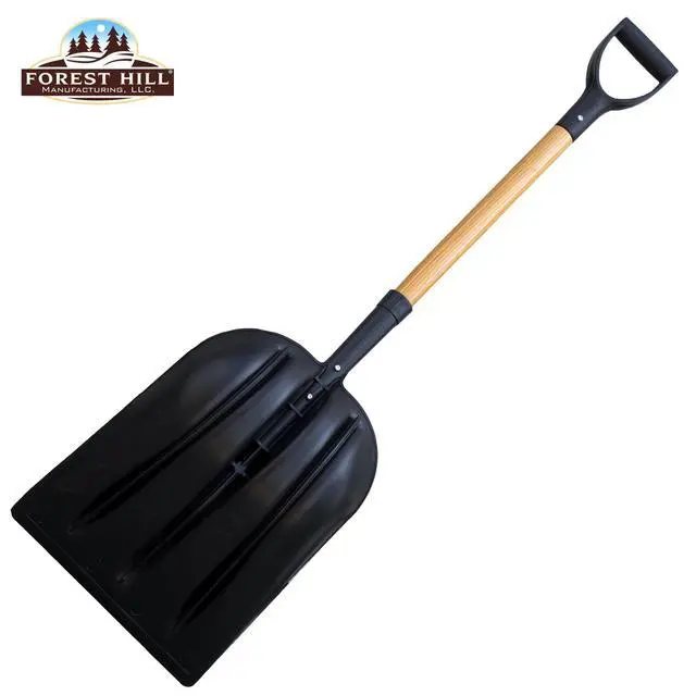 Alt view image 2 of 5 - Manufacturing General Purpose Poly Gardener Scoop Shovel (Black Poly, 48-Inch)