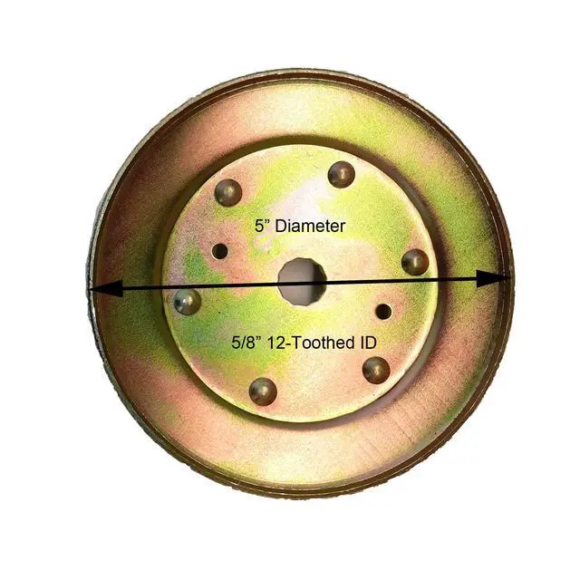 Alt view image 4 of 6 - Mower Deck Rebuild Kit Fits Craftsman with 3 Post Spindle Includes Pulleys Belt Blades Replaces Part Numbers 130794 134149 144959 173437 131494 Fits Sears Craftsman