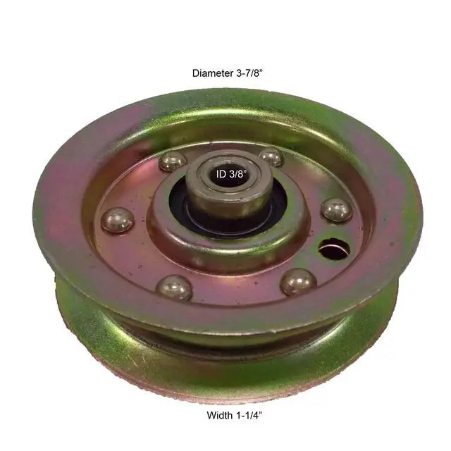 Alt view image 6 of 6 - Mower Deck Rebuild Kit Fits Craftsman with 3 Post Spindle Includes Pulleys Belt Blades Replaces Part Numbers 130794 134149 144959 173437 131494 Fits Sears Craftsman
