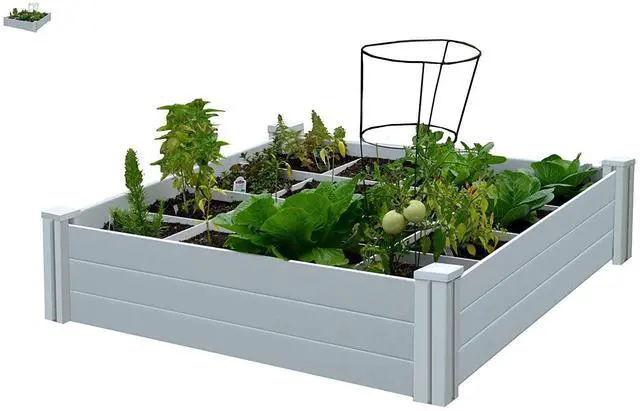 Main image of Gardens 4x4 Garden Bed with Grow Grid, Packaging may vary