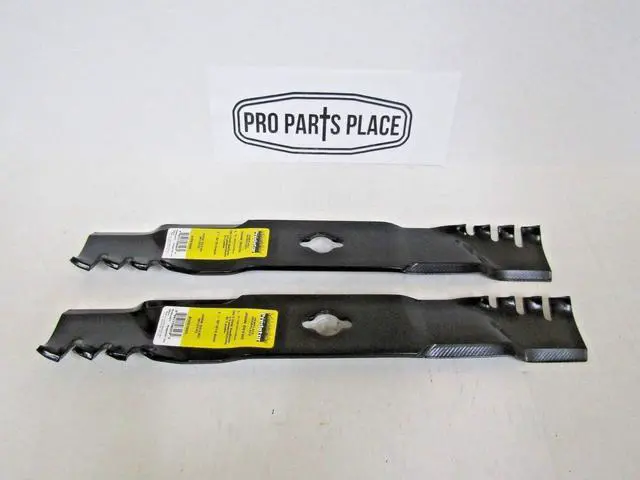 Main image of 2 USA Mulching Blades for John Deere 36" Deck M12245 M122467 512385 c