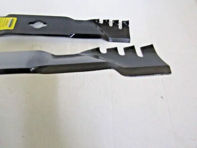 Alt view image 2 of 3 - 2 USA Mulching Blades for John Deere 36" Deck M12245 M122467 512385 c