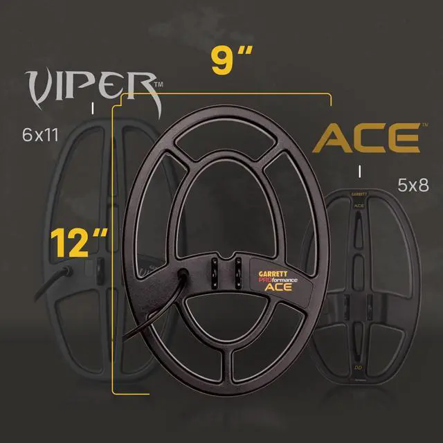 Alt view image 2 of 6 - Garrett 9"x12" Ace Proformance Elliptical Metal Detector Searchcoil 2221900