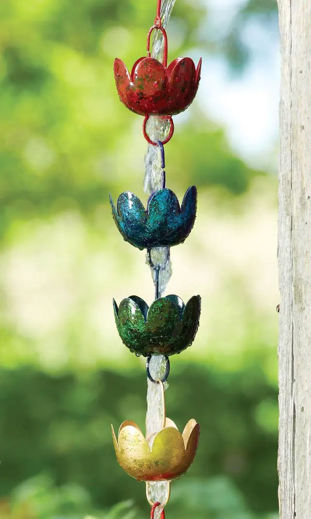 Alt view image 4 of 6 - ANCIENTRCLILMIR Lily Multicolor Rain Chainc, Unisex-Adult (Set of 1)
