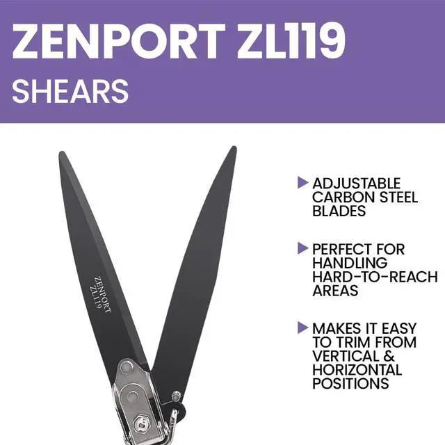 Alt view image 6 of 6 - Zl119 Adjustable Grass Shear - 3 Pack