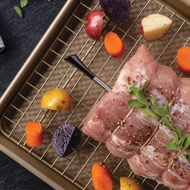 Alt view image 6 of 6 - Stake Wireless Bluetooth Meat Thermometer, Battery-Free Probe, 2-Min USB Charge (Up to 4 Hrs), 32-ft App Range (iOS/Android), 572°F Ceramic Handle, Alerts, Graphs & Up to 8 Probes (BT-150)