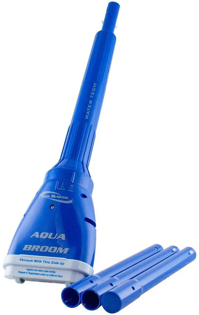 Main image of Aqua Broom Ultra Cordless Pool & Spa Vacuum w/Pole Set for Sand, Silt & Small Debris, Battery-Powered Handheld Hoseless - for Hot Tubs and Tight Spaces in Inground & Above Ground Pools
