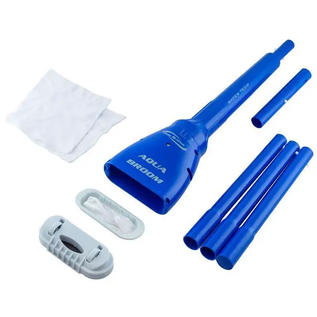 Alt view image 3 of 6 - Aqua Broom Ultra Cordless Pool & Spa Vacuum w/Pole Set for Sand, Silt & Small Debris, Battery-Powered Handheld Hoseless - for Hot Tubs and Tight Spaces in Inground & Above Ground Pools