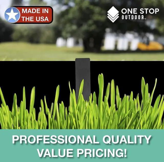 Alt view image 5 of 6 - USA Made (150-Pack) Nylon Landscape Edging Anchoring Plastic Ground Stakes, 10-Inch Length - (Fits Most Brands EasyFlex Dimex Proflex) (150)