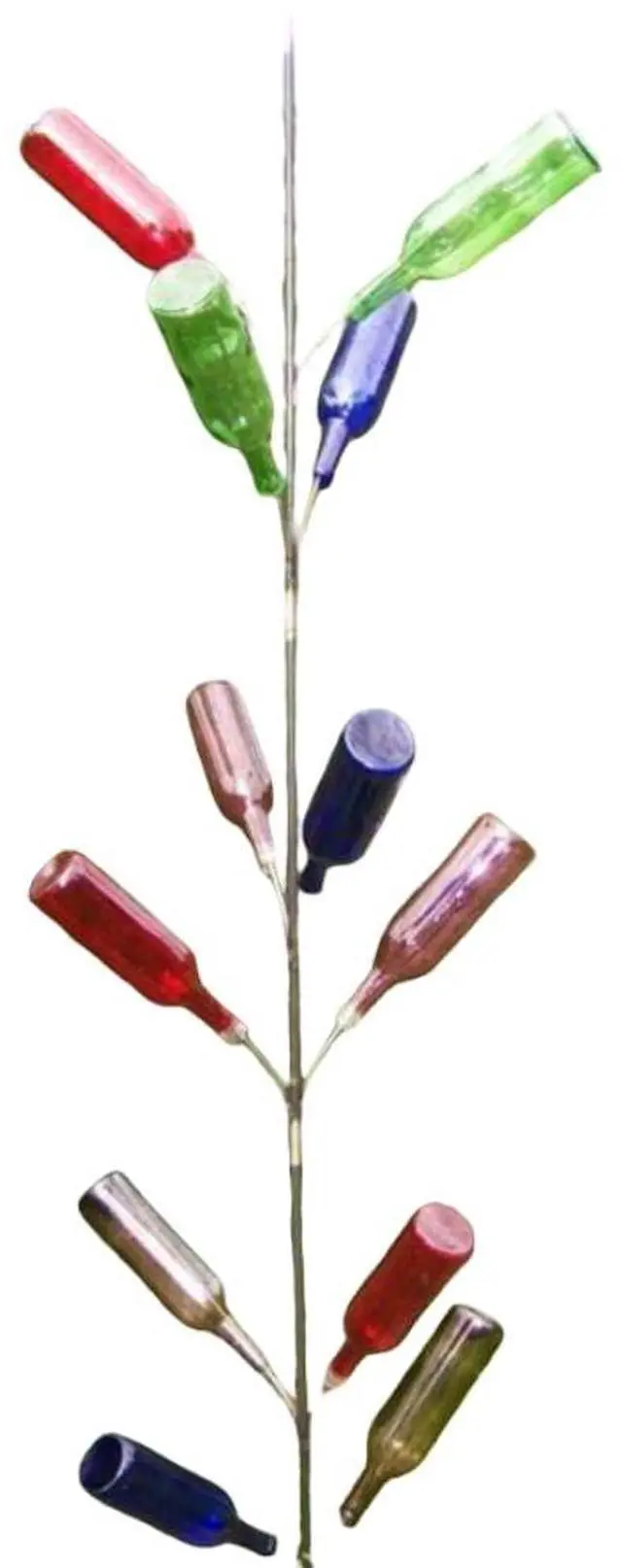 Main image of USA Made - Southern Classic Garden 13 Wine Bottle Tree ~ 6 Feet ~ Our Most Popular Southern Wine BottleTree Decor