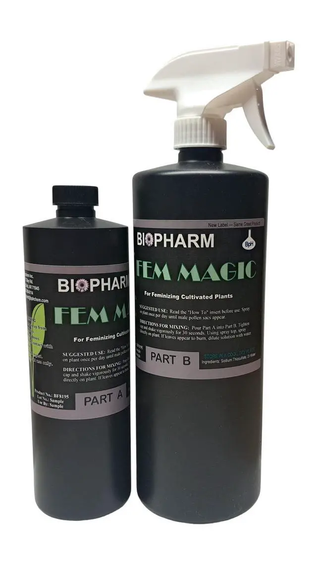 Alt view image 2 of 4 - Fem Magic Seed Feminizer Spray for Medical Plant Cross Breeding, Feminization Spray, One Plant Use