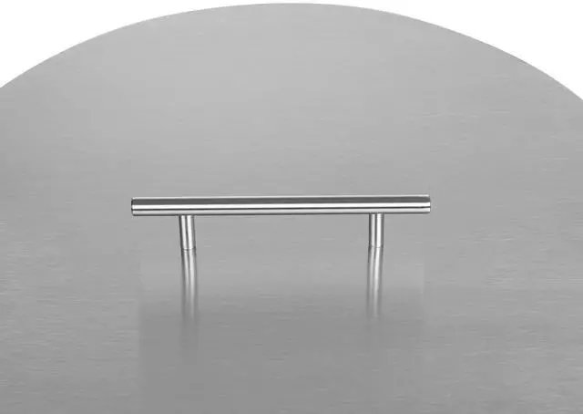 Alt view image 5 of 6 - Celestial Fire Pit Cover for 13 Round Burner Pan (16" Actual Size), Stainless Steel, Wrapped Edge