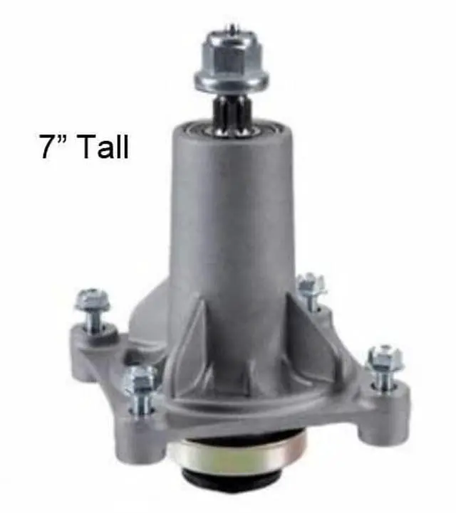 Alt view image 2 of 6 - Deck Rebuild Kit Fits Craftsman Fits Husqvarna (Some Models with 4 Post Spindles,) Blades Pulley Spindles Belt with These Part Numbers 187292 129861 153535 134149 173438 532173437 532144959