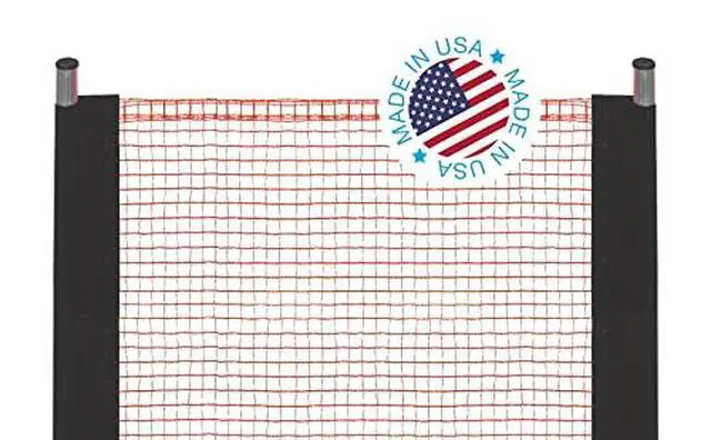 Alt view image 2 of 6 - Non-Retractable Driveway Safety Net, Orange, 18' | Outdoor Barrier; Playtime Safety; Yard Safety