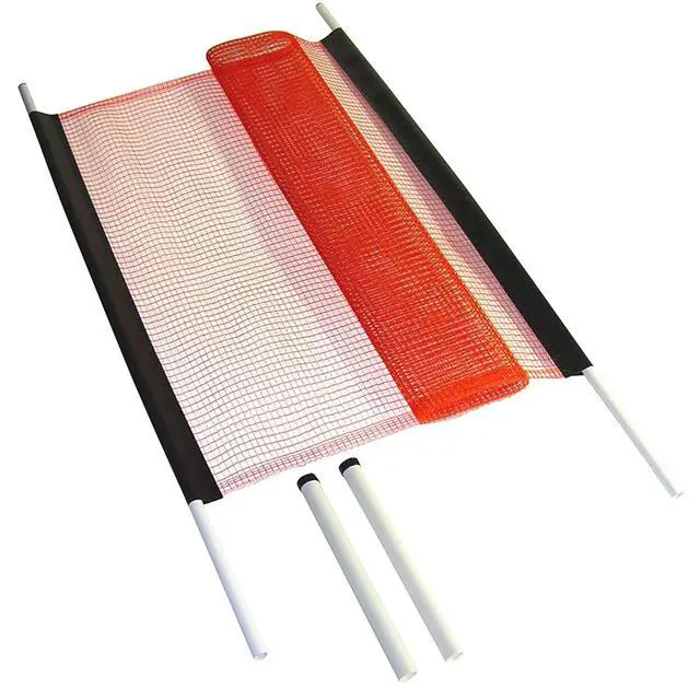 Alt view image 4 of 6 - Non-Retractable Driveway Safety Net, Orange, 18' | Outdoor Barrier; Playtime Safety; Yard Safety