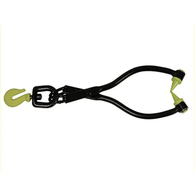 Alt view image 2 of 2 - TMW-02SS 20 Inch Swivel Grab Skidding Tongs, Black