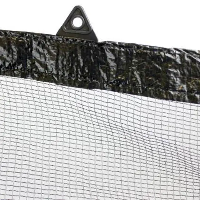 Alt view image 6 of 6 - HYDROTOOLS Leaf Net Heavy Duty Winter Leaf Net Pool Cover For Above Ground Swimming Pools | For 28 FT Round Pools | 31 FT Netting Size | Black | Winch & Cable Included | CO928