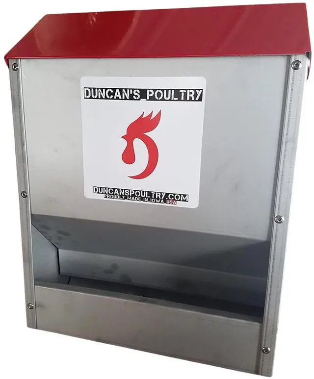 Main image of Duncans Poultry 30 LB Space Saver Wall Feeder
