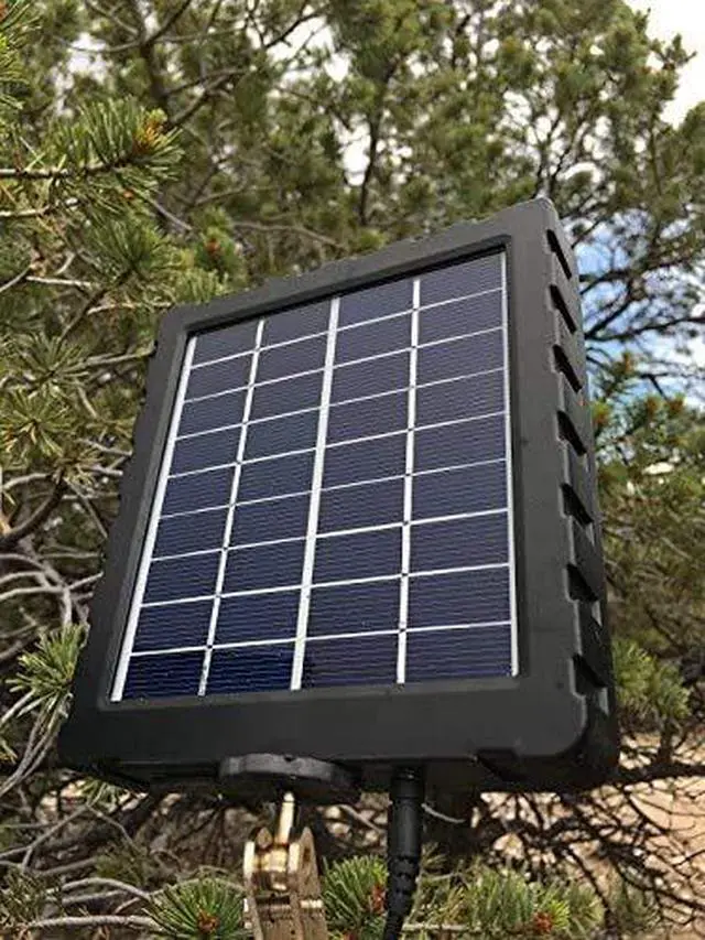 Alt view image 4 of 4 - Solar Charger Kit with Mount- 1500mAH / 7.4- DC-12V- Trail Camera Solar Panel - for 3G or 4G Game Cameras and Other Outdoor Equipment