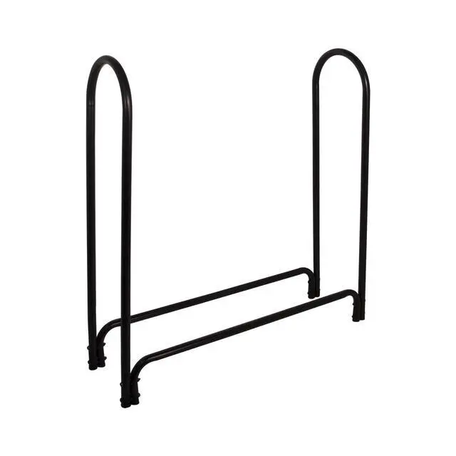 Alt view image 2 of 6 - 15203 Deluxe Outdoor Log Rack, Black, 4-Feet, Log Rack Only