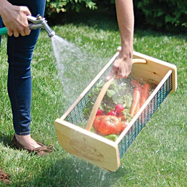 Alt view image 3 of 5 - Original Garden Hod, Harvest Basket/Garden Basket - 19 x 11 x 11 Inches, Holds 15 Quarts