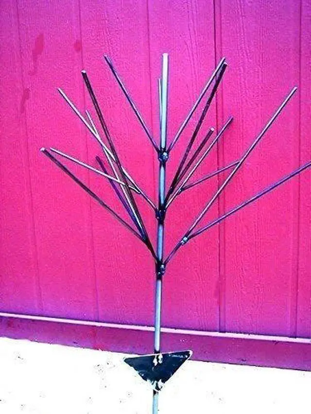 Alt view image 6 of 6 - USA Classic Bottletree Bush Bottle Tree Southern Wine - MINI Classic Holds 16 Bottles. Heavy Duty Solid Steel and Made in USA