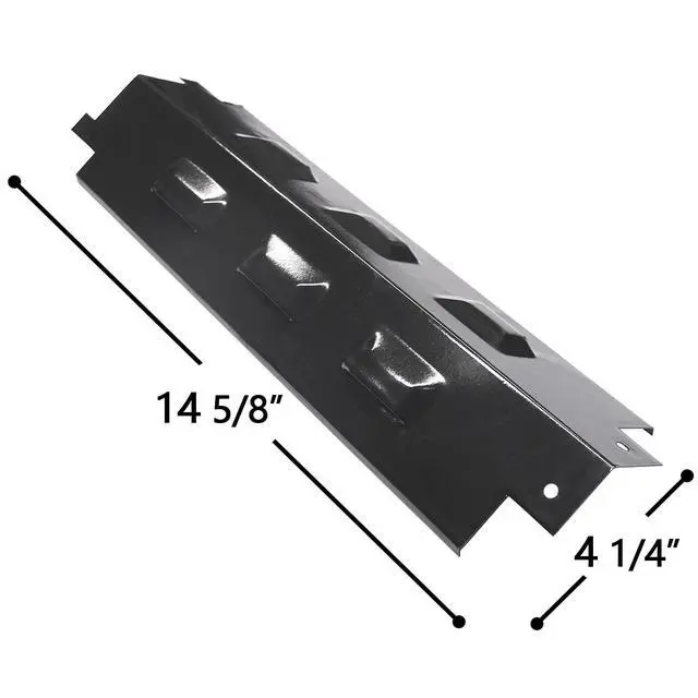 Alt view image 2 of 6 - 14 5/8 x 4 1/4 Inches Porcelain Steel Heat Plate Tent Replacement Part for Charbroil Classic Grill, Savor Pro, Kenmore, Master Chef,Thermos, hyJ853A (4-Pack)