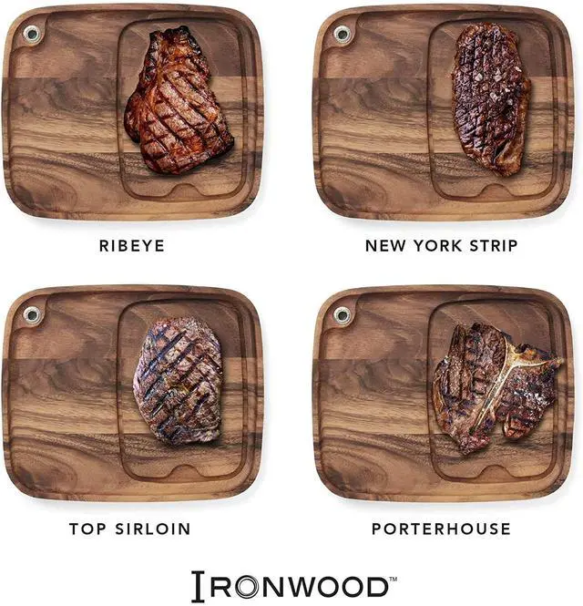 Alt view image 6 of 6 - 4 Letter Branding Iron for Steak, Buns, Wood & Leather | Includes Wood Steak Plate