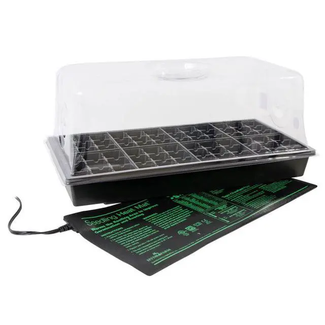 Alt view image 2 of 5 - HYDROFARM Germination Hot House with Heat Mat Hydroponic Flower Grow (2-Pack)