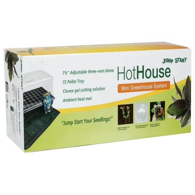 Alt view image 5 of 5 - HYDROFARM Germination Hot House with Heat Mat Hydroponic Flower Grow (2-Pack)