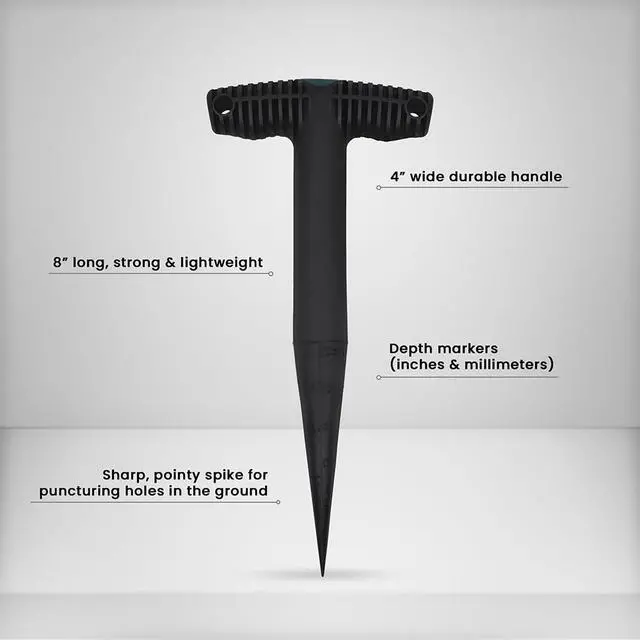 Alt view image 3 of 5 - GA401 Dibber for Planting Seeds and Bulbs, Black - 6 Pack