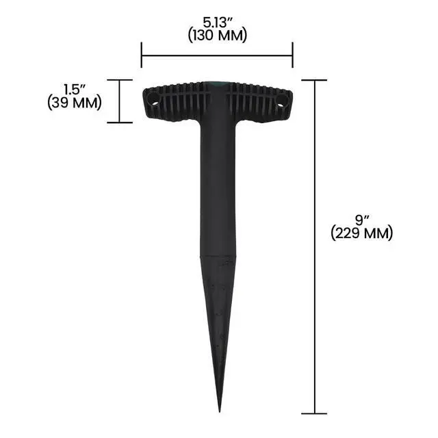 Alt view image 5 of 5 - GA401 Dibber for Planting Seeds and Bulbs, Black - 6 Pack