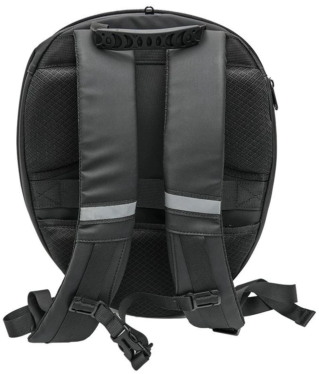 Main image of HQS-1 Black Knight LED Motorcycle Helmet Backpack, Hard Shell Expandable 12.5-20L Waterproof Motorbike Riding Backpack with Dual P2 LED Screen, Fits Full Face Helmet for Motorcycle Riders