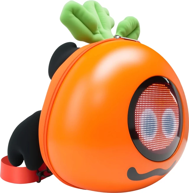 Main image of C2-4 Carrot Kids Backpack with 32×32 P3 LED Screen, Bluetooth Control 5L Hard Shell Children Backpack, ABS+PC/EVA+Fabric, Powered by Mobile Power Supply