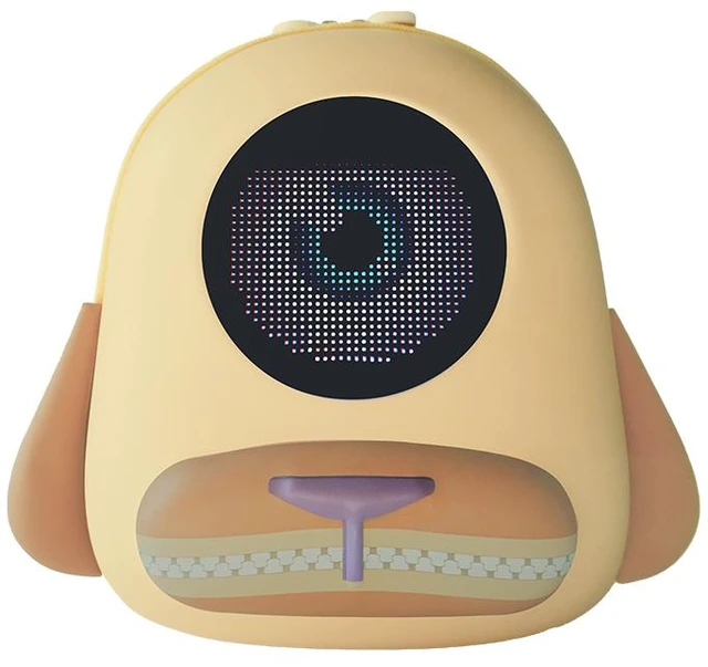 Alt view image 2 of 3 - C3-1 Golden Retriever Kids Backpack, Programmable 32×32 LED Screen, Bluetooth App Control, Rechargeable Battery, 6L Capacity EVA Cute Dog Children School Backpack