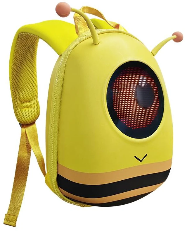 Alt view image 2 of 3 - C3-2 Little Ant Kids Backpack, 32×32 P3 Programmable LED Screen, Bluetooth App Control, Powered by Power Bank, 6L EVA Cute Cartoon Children School Bag