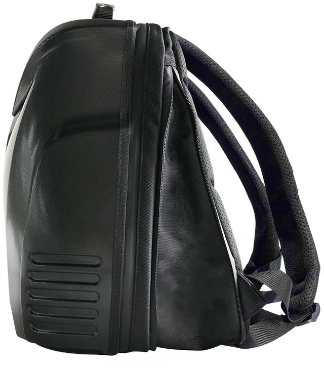 Alt view image 6 of 7 - MTY-1 Owl LED Backpack, Dual 56×80 P2 Programmable LED Screens, Bluetooth App Control, Powered by Power Bank, 17/22L ABS+PC Hard Shell Motorcycle Backpack